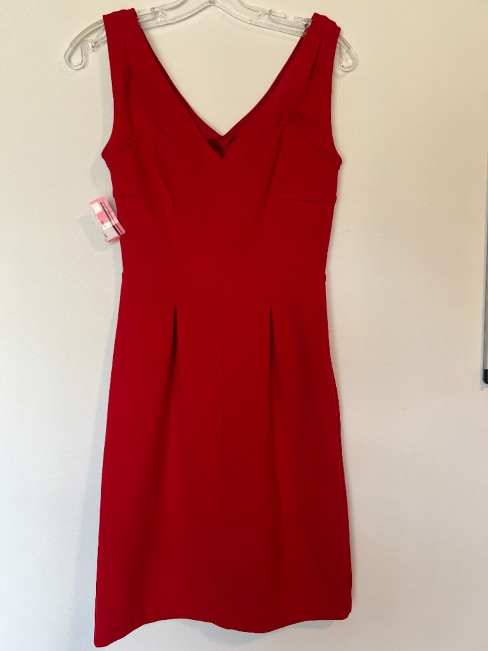 Diane von Furstenberg Duke Red Sheath Dress Size 2